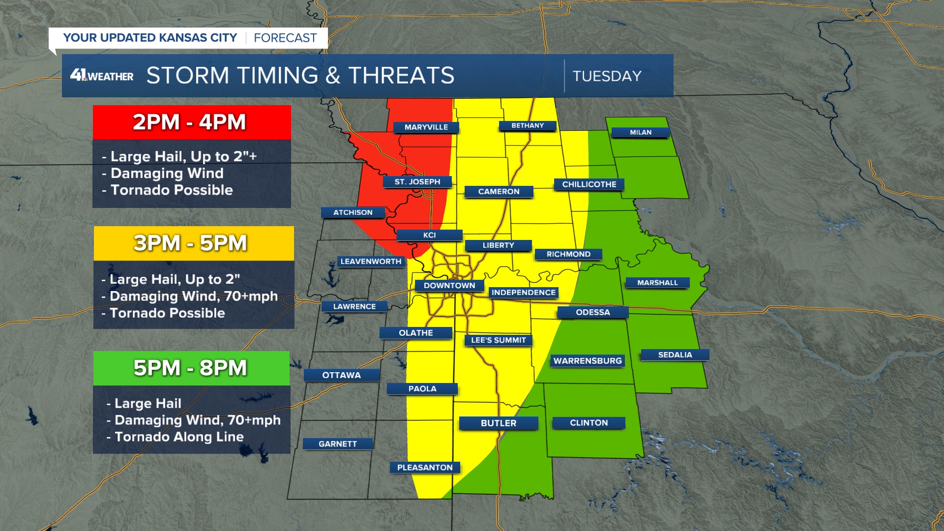 KSHB 41 Weather Blog | A breakdown on Tuesday's severe weather outlook - Vimarsana News