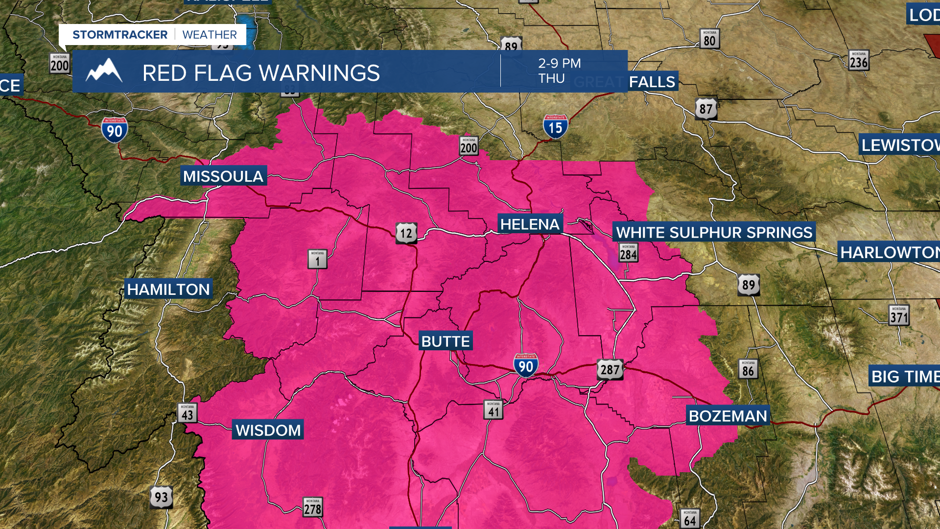 Red Flag Warnings in effect Thursday with thunderstorm activity increase - Vimarsana News