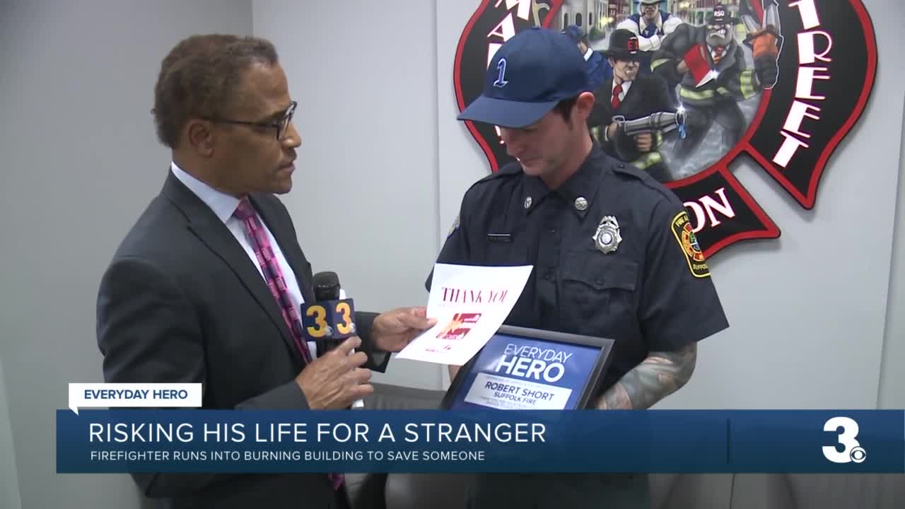 Local firefighter gets surprise honor for risking his life - Vimarsana News