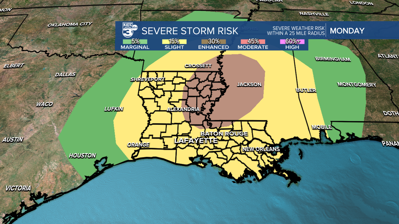 Weather Aware: Severe weather possible for Monday afternoon - Vimarsana News
