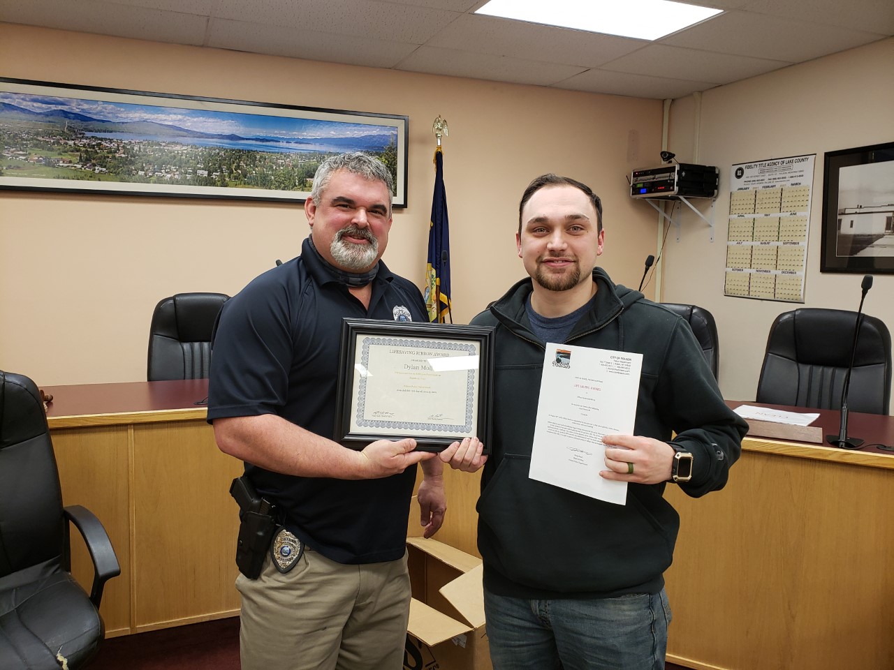 Polson police officers honored for "exceptional service" - Vimarsana News