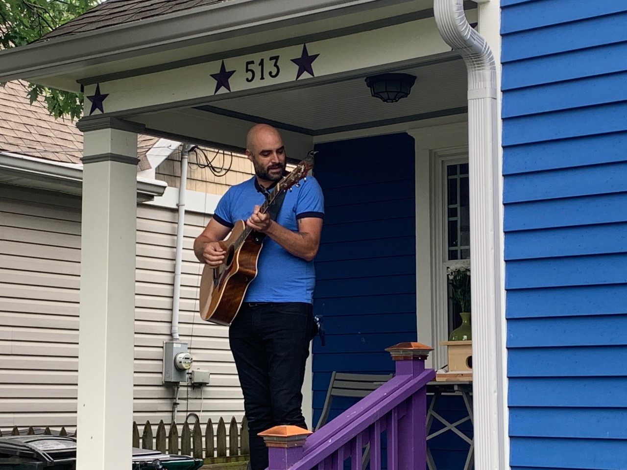 Bitty the bird lands on rescuer's shoulder as he plays guitar - Vimarsana News