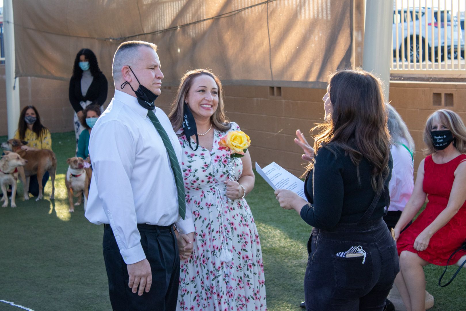 Volunteers tie the knot at Arizona Animal Welfare League where they initially met - Vimarsana News