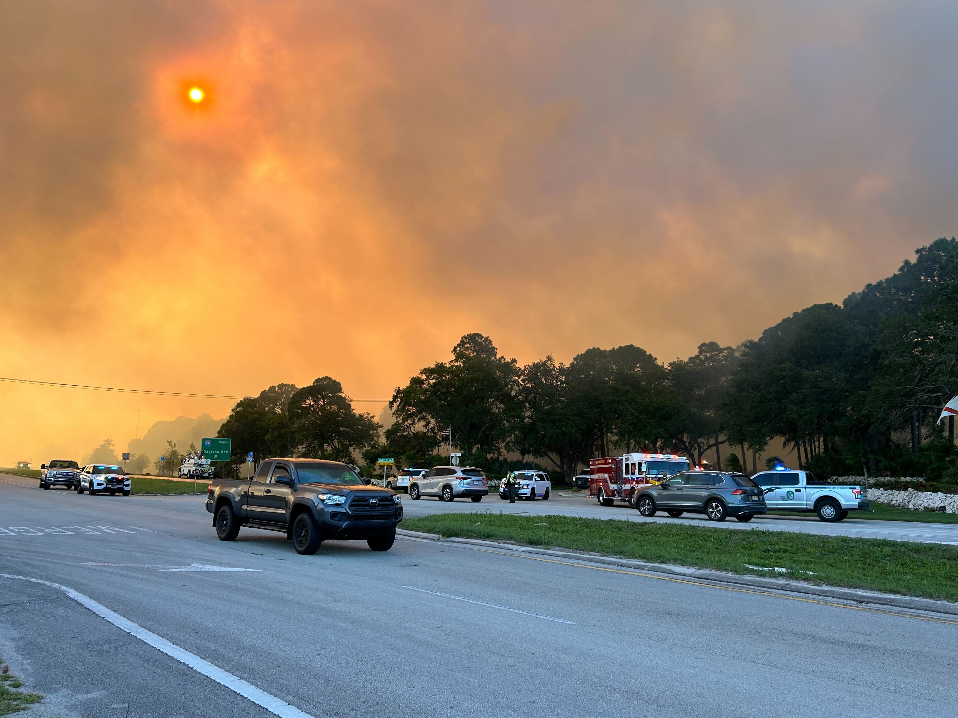 Crews battle brush fire near Stuart West community in Palm City - Vimarsana News