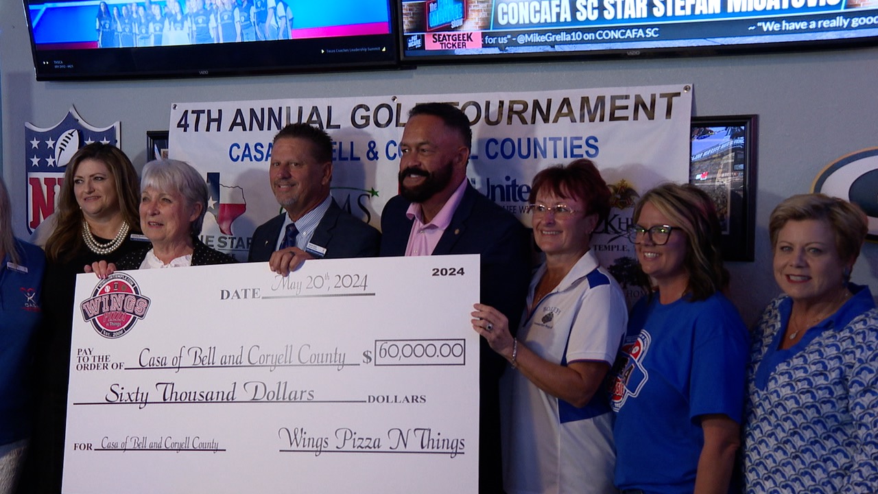 CASA of Bell & Coryell Counties gets record $60,000 donation - Vimarsana News