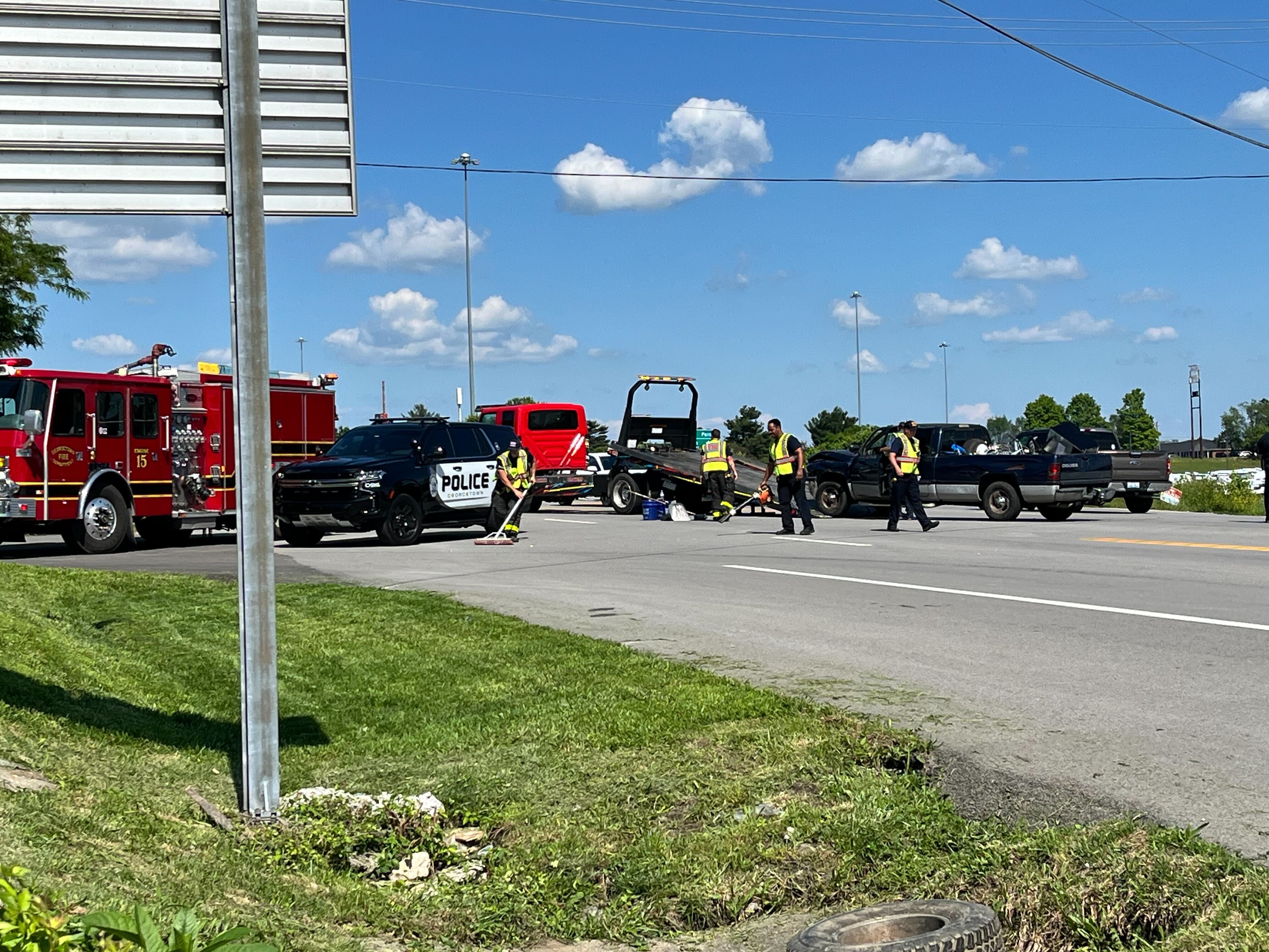 Two sent to the hospital following a crash in Georgetown - Vimarsana News