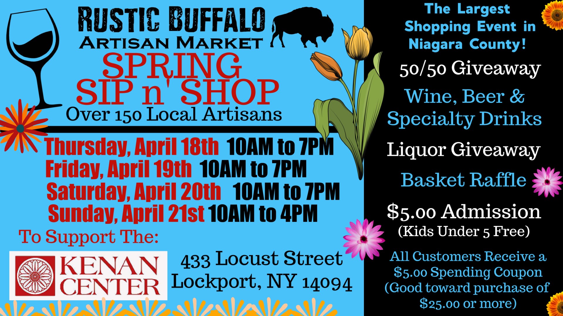 'Spring Sip and Shop' event kicks off at the Kenan Center - Vimarsana News